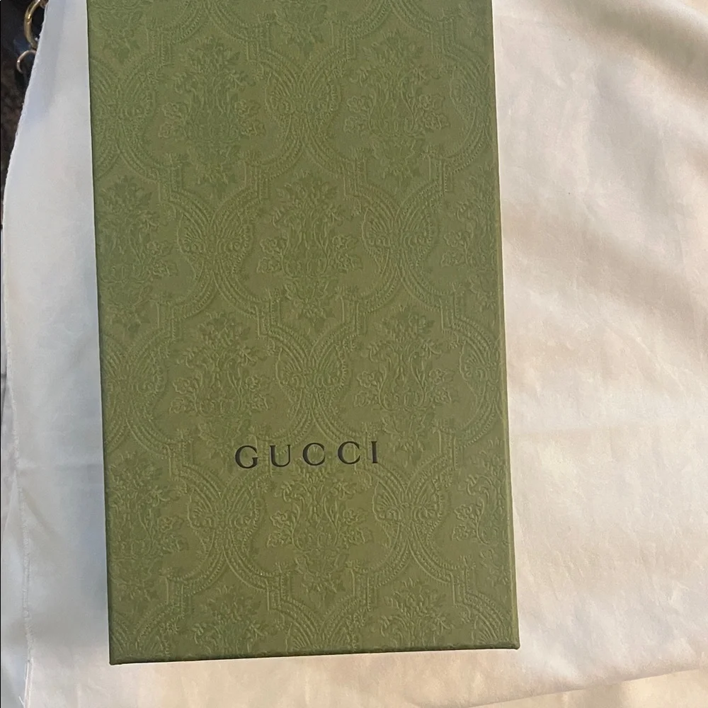 Gucci Olive Green Patterned Box